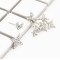 E-4683 New Fashion Gold Silver Star Fringe Drop Statement Earrings for Women Wedding Party Jewelry