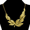 N-1822 New European Charming Fashion Vintage  Bronze Leaf  Pendant Necklace