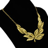 N-1822 New European Charming Fashion Vintage  Bronze Leaf  Pendant Necklace