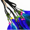 F-0494 Bohemian Handmade Ethnic Gypsy Wood Beads Feather Hairband Hair Clip Hair Jewelry