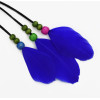 F-0494 Bohemian Handmade Ethnic Gypsy Wood Beads Feather Hairband Hair Clip Hair Jewelry