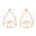 E-4686 3 Colors Cheap Alloy Evil Eye Fashion Ear Studs Earrings for Women