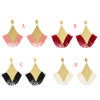 E-4703 Fashion Gold Metal Cotton Thread Tassel Drop Earrings for Women Boho Wedding Party Jewelry Gift