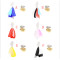 E-4707 6 Colors Exaggerated New Fashion Acrylic Drop Earrings Irregular Stone Shaped Stud Acrylic Flower Pendant Dangle Earrings  for Women Boho Wedding Party Jewelry Gift