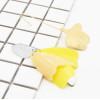 E-4705 5 Colors Exaggerated New Fashion Acrylic Drop Earrings Irregular  Shaped Stud Acrylic Flower Pendant Dangle Earrings  for Women Boho Wedding Party Jewelry Gift