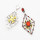 E-4700 Bohemian Hollow Big Diamond Shape Pendant Drop Earrings Stud Earring Wedding Bridal Ear Jewelry