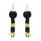 E-4706 6Colors Fashion Bohemian Stud Crystal Tassel Bead Earring for Women Jewelry