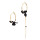 E-4702 Trendy Alloy Simple Elegant Round Tassel Flower Earring For Women Jewelry Design