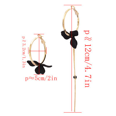 E-4702 Trendy Alloy Simple Elegant Round Tassel Flower Earring For Women Jewelry Design