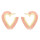 E-4716 Ethnic Heart Shape Cotton Thread Tassel Drop Earrings for Women Boho Wedding Party Jewelry