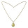 N-2267 New Fashion Vintage Style Flower Dripping pendant necklace