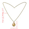 N-2267 New Fashion Vintage Style Flower Dripping pendant necklace