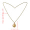 N-2267 New Fashion Vintage Style Flower Dripping pendant necklace