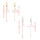 E-4708 Fashion Ballet Girl Long Pearl Zircon Drop Earrings Fringe Earrings