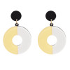 E-4718 Fashion Round Acrylic Drop Earrings for Women Boho Wedding Party Jewelry Gift