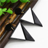 E-4714 3 Colors Trendy Triangle Color Patchwork  Acrylic Drop Earrings For Women
