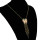 N-2586 New Cute Lovely Sweet Enamel butterfly Golden Metal beads Tassel Pendant Necklace