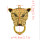 N-7080 2 Colors New Design Luxurious Pendant Necklace 81 Granules Crystal Rhinestone Puma Leopard Golden Pendant Necklaces Women Party Jewelry