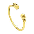 B-0148 New Fashion Vintage gold silver skull bracelet
