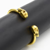 B-0148 New Fashion Vintage gold silver skull bracelet