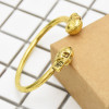 B-0148 New Fashion Vintage gold silver skull bracelet