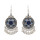 E-4728 4 Colors Bohemian Vintage Silver Enamel Ball Tassel Dangle Earrings Jewelry Design