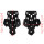 E-4727 2 Colors Square Shape Enamel Tassel Elegant Trendy Earring For Women