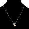N-2583  New Fashion Silver Plated Alloy Pearl pendant necklace