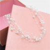 N-7079 2 Colors Silver-Glated White Beads Summer Women  Choker Necklace Jewelry Design