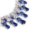 N-7051 5 Colors Elegant 3A Zircon Bride Weeding Party Necklace Earring Jewelry Set