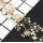F-0495 Fashion Lace Flowers Crystal Pearl Beads Silk Chain Hairband Bridal Wedding Hair Accessories Jewelry