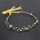 F-0496 Bridal Wedding Hair Accessories Jewelry Fashion Copper Alloy Lace Flowers Crystal Silk Chain Hairband