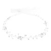 F-0496 Bridal Wedding Hair Accessories Jewelry Fashion Copper Alloy Lace Flowers Crystal Silk Chain Hairband