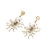 E-4730 Fashion Flower Shape Pearl Earrings Ear Studs Earring Women Party Jewelry