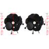 E-4741 Korean Style Fashion Jewelry Crystal Flower Stud Earrings For Women
