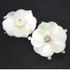 E-4741 Korean Style Fashion Jewelry Crystal Flower Stud Earrings For Women
