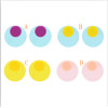 E-4739 Korean Style Fashion Jewelry Double Round Piece Cute Stud Earrings For Women Charm jewelry