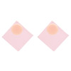 E-4742 Korean Style Fashion Jewelry Square Shape Geometric Stud Earrings