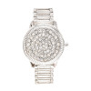 E-4736 Fashion Crystal Watch Shape Crystal Silver Plated Fashion Ear Studs Earrings for Women