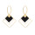 E-4738 Fashion Big Drop Earring Hollow Geometric Stud Earrings