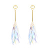 E-4745 Korean Style Fashion Jewelry Shiny Plastic Tassels Dangle Earrings Ear Stud Earrings For Women