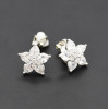 B-0902 E-4758 1 Colors Elegant 3A Zircon Star Rhinestone Jewelry Set For Bride Wedding Party Bracelet Earring