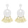 E-4756 Vintage Bohemian Drop Dangle Earrings Tassel Baking Varnish Fringe Earring