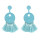 E-4756 Vintage Bohemian Drop Dangle Earrings Tassel Baking Varnish Fringe Earring