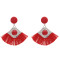 E-4755 5 Colors Cotton Thread Tassel Drop Earrings for Women Boho Wedding Party Jewelry Gift