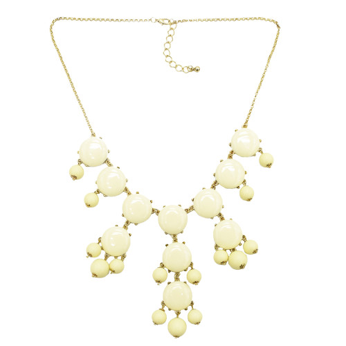N-4263 New Women Bubble Bib Statement Fashion Necklace Jewelry Gift