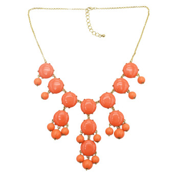 N-4263 New Women Bubble Bib Statement Fashion Necklace Jewelry Gift