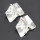 E-4750 2 Colors Fashion Personality Flod Gold Silver Plated Wrinkled Irregular Earrings Ear Studs Earrings for Women