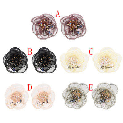 E-4753 Fashion Earrings Yarn Flower Earring for Women Jewelry Design