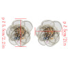 E-4753 Fashion Earrings Yarn Flower Earring for Women Jewelry Design
